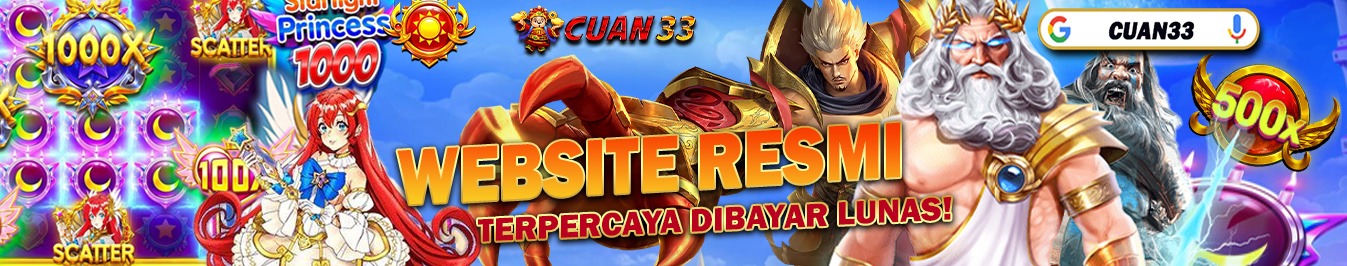 CUAN33 SITUS GAME SLOT ONLINE DAN BANDAR BOLA TERBAIK